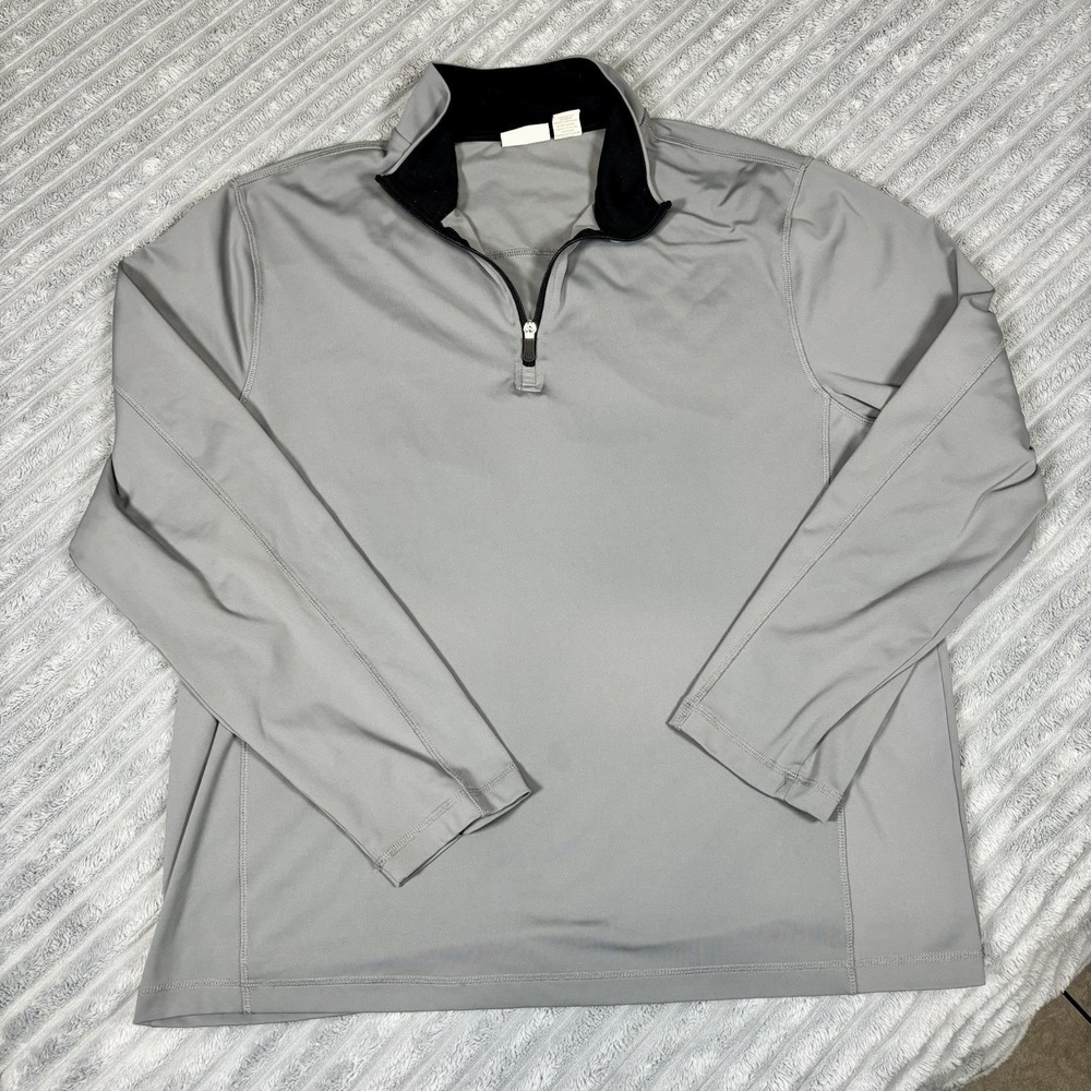 Rorie‎ Whelan Golf Men's Gray 1/4 Zip Lightweight Performance Golf Pullover, XL
